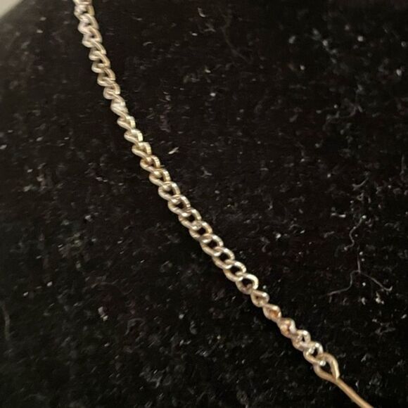 15” All About You gold tone Figaro chain necklace with “Donna” spelled in beads - Picture 5 of 8